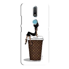 Чохли Луі Вітон для Nokia 2.4 (AlphaPrint - LOUIS VUITTON) (кава LOUIS VUITTON)