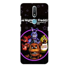 Чохли П'ять ночей з Фредді для Нокіа 2.4 (Лого Фредді)