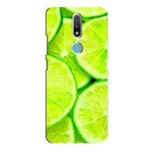 Чехлы с Фруктами для Nokia 2.4 (VPrint) (Лайм)