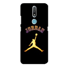 Чехлы для Nokia 2.4 - с картинкой JORDAN (AlphaPrint) (Jordan Gold)