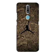 Чехлы для Nokia 2.4 - с картинкой JORDAN (AlphaPrint) (Logo Jordan)