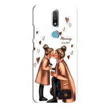 Чехол с печатью для Nokia 2.4 - (Мама с ребенком) (AlphaPrint) (Дочка и мама)