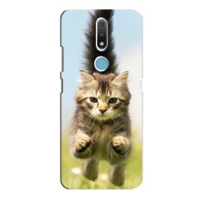 Чохли з Котиками для Nokia 2.4 (VPrint) (Прижок кота)