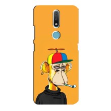Чехлы с Обезьянами NFT для Nokia 2.4 (AlphaPrint) (Скучающая Обезьяна NFT)