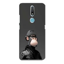 Чехлы с Обезьянами NFT для Nokia 2.4 (AlphaPrint) (стильная обезьяна NFT)