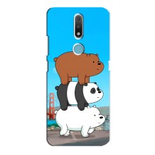 Чехлы с Пандами на Nokia 2.4 (Друзья)