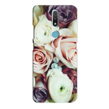 Чехлы с принтом Розочки для Nokia 2.4 (Букет РОЗ)
