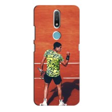 Чехлы с принтом Спортивная тематика для Nokia 2.4 – Алькарас Теннисист