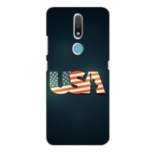 Чехол Флаг USA для Nokia 2.4 – USA