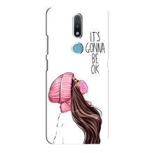 Чехол с печатью для Nokia 2.4 - (Мода) (AlphaPrint) (Коронавирус)