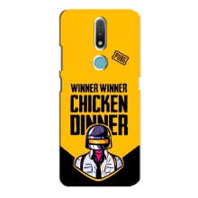 Чехол PUBG для Нокиа 2.4 (AlphaPrint) (Pubg шлем)