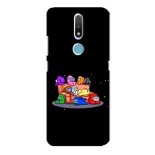Чехол Амонг Ас для Nokia 2.4 (AlphaPrint) (Амонг-ас)