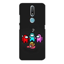 Чехол Амонг Ас для Nokia 2.4 (AlphaPrint) (Импостер)