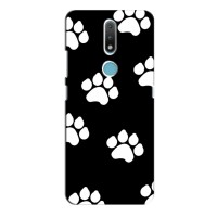 Бампер для Nokia 2.4 с картинкой "Песики" – Следы собак