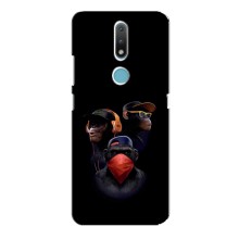 Чехол с Обезьянами Nokia 2.4 - (AlphaPrint)