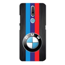 Чехол для Нокиа 2.4 - с принтом БМВ (AlphaPrint) (Лого BMW)