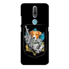 Чехол с принтом для Nokia 2.4 – Патрон Воин