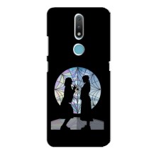 Чехлы Венсдей на Nokia 2.4 Уэнсдей (AlphaPrint) (комната Уэнздей)