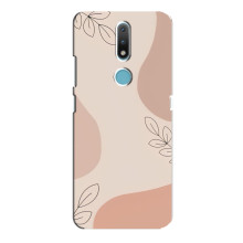 Чохол квітковий дизайн для Nokia 2.4 – Кориневий фон