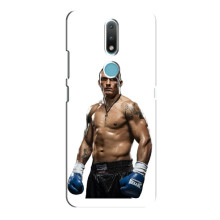 Чехол с картинкой Александр Усик для Nokia 2.4 – Усик на белом