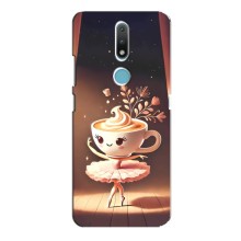 Чохол з мемом Тралалело тралала на Nokia 2.4 (Балерина капучина)