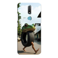 Чехол с мемами тралалело тралала для Nokia 2.4 – Бонека амбалабу