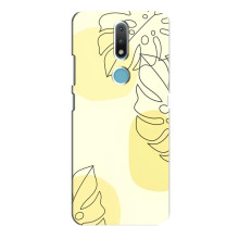 Силконовий чохол з принтом в квітах на Nokia 2.4