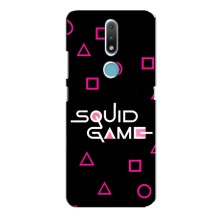 Чохол Гра в кальмара для Nokia 2.4 – Лого гра кальмара