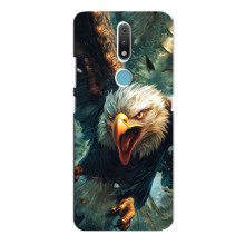Чехол с картинкой «Хищники» для Nokia 2.4 (Орёл)