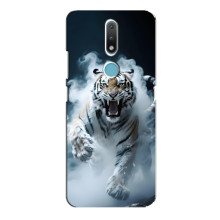 Чехол с картинкой «Хищники» для Nokia 2.4 (Тигр)