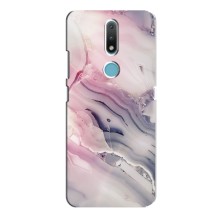 Мраморний чехол на Nokia 2.4 (VPrint) (Пурпурний Мрамор)