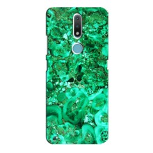 Мраморний чехол на Nokia 2.4 (VPrint) (Салатовий Мрамор)