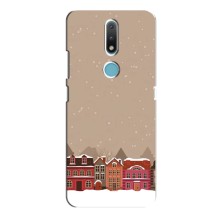 Новорічні, Святкові Чохли для Nokia 2.4 - 2024 год (Зимове місто)