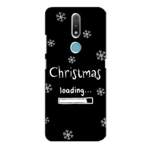 Рождественские, Праздничные Чехлы для Нокиа 2.4 (Christmas loading)