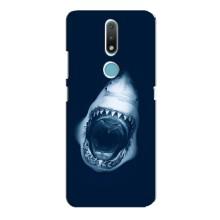 Силіконовий бампер з картинкою звірів для Nokia 2.4 (Пащу Акули)