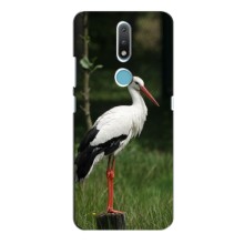 Силіконовий бампер з птичкою на Nokia 2.4 – Лелека