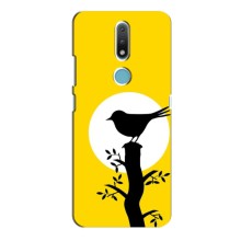 Силіконовий бампер з птичкою на Nokia 2.4 – Пташка