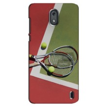 Чехлы с принтом Спортивная тематика для Nokia 2 – Ракетки теннис