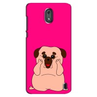 Чехол (ТПУ) Милые собачки для Nokia 2 – Веселый Мопсик