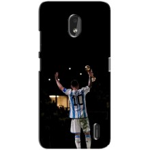 Чехлы Лео Месси Аргентина для Nokia 2.2 (Лео Чемпион)