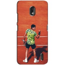 Чехлы с принтом Спортивная тематика для Nokia 2.2 (Алькарас Теннисист)
