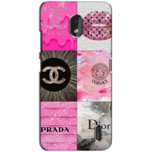 Чехол (Dior, Prada, YSL, Chanel) для Nokia 2.2 (Модница)