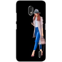 Чехол с картинкой Модные Девчонки Nokia 2.2 (Девушка со смартфоном)