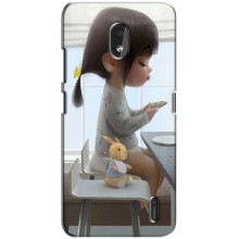 Дівчачий Чохол для Nokia 2.2 (ДІвчина з іграшкою)