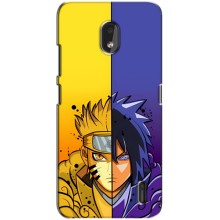 Купить Чехлы на телефон с принтом Anime для Нокиа 2.2 (Naruto Vs Sasuke)
