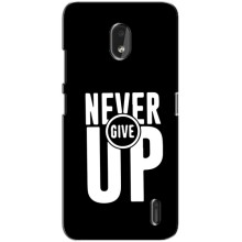 Силиконовый Чехол на Nokia 2.2 с картинкой Nike – Never Give UP