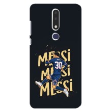 Чехлы для Nokia 3.1 Plus, 3 Plus 2018 (Leo чемпион) (AlphaPrint) (Messi ПСЖ)