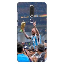 Чехлы Лео Месси Аргентина для Nokia 3.1 Plus, 3 Plus 2018 (Месси король)
