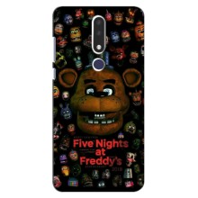 Чехлы Пять ночей с Фредди для Нокиа 3.1 Плюс (Freddy)