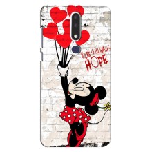 Чехол Disney Mouse Nokia 3.1 Plus, 3 Plus 2018 (PREMIUMPrint) – Heart Minni